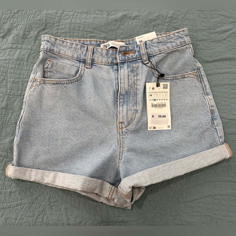 Zara NWT Mom Shorts - Size 4